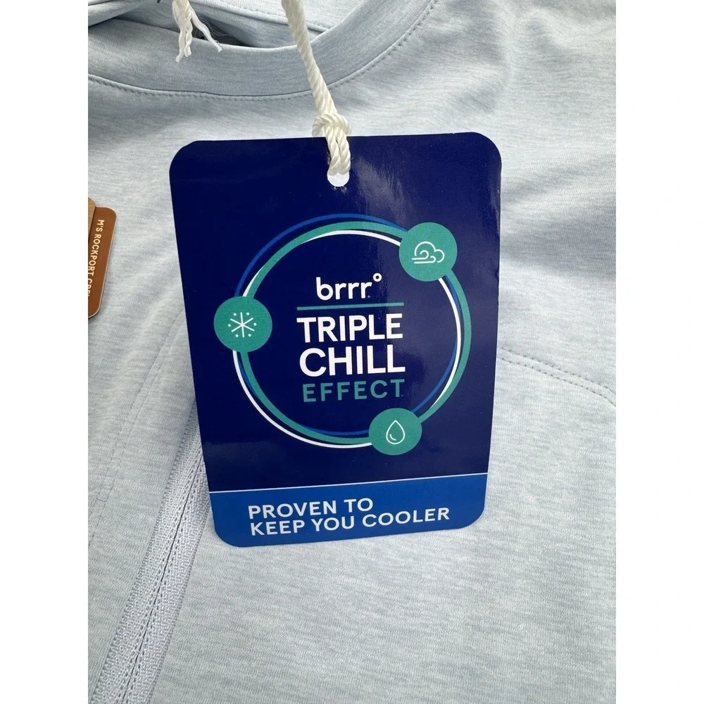 Duck Camp Men's Rockport Crew Long Sleeve Shirt - Clear Skies - XL-New - Picture 8 of 12